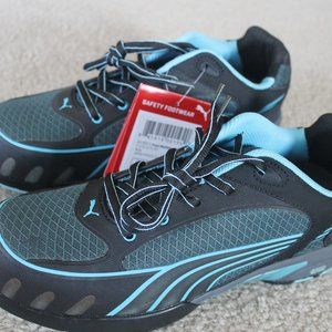 PUMA Women's Size 10 Fuse Motion ASTM F2413-11 Safety Shoes, Steel Toes, Blue